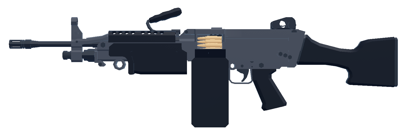 M249 Roblox Bad Business Wiki Fandom - machine gun roblox