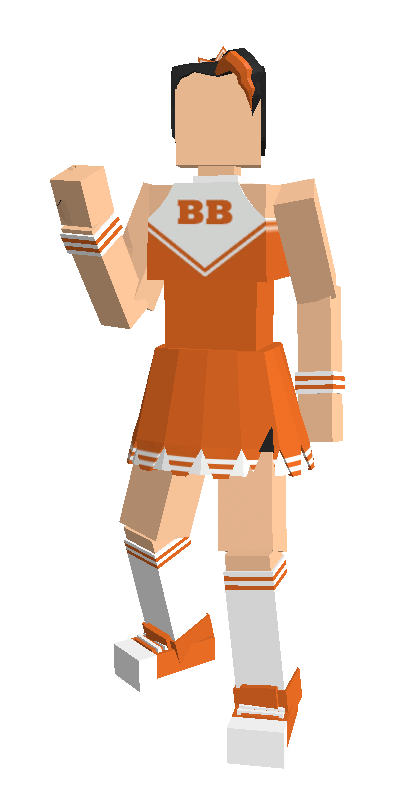Orange Cheerleader Roblox Bad Business Wiki Fandom - cheerleader outfit roblox