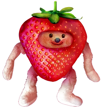 Pixilart - Strawberry bear alpha by elproxd11wow