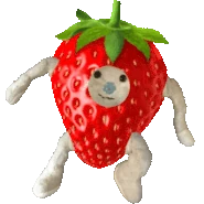 BEAR (Alpha)'s classic Strawbearry walk-cycle GIF.