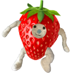 Pixilart - Strawberry bear alpha by elproxd11wow