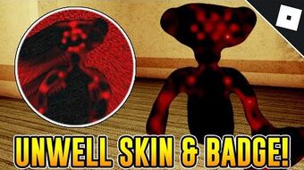 Video How To Get The Unwell Skin Looking For Closure Badge In Bear Roblox Roblox Bear Wiki Fandom - roblox badges youtube