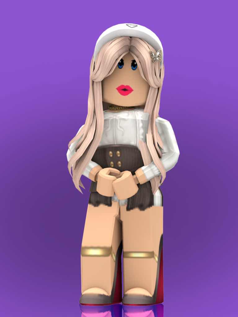 Aesthetic Roblox Girl Stickers for Sale