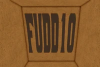 The easter egg on the ceiling of a building in the Lower Skylands.