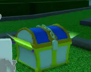 An unloaded Gold chest