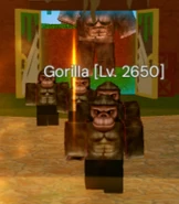 An image of very high leveled Gorillas.
