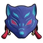 Mythical Kitsune Fox Mask