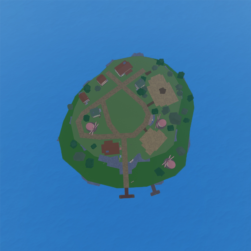 Pirate Starter Island in the First Sea of Blox Fruits UPDATE 20.1⭐