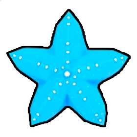 Starfish (Blue)
