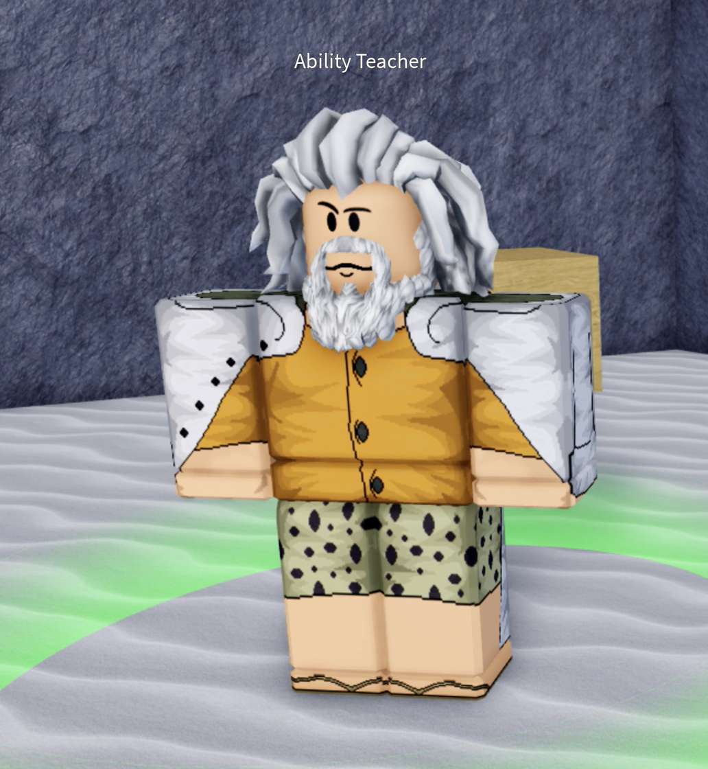 Where is the ability teacher in Roblox Blox Fruits?