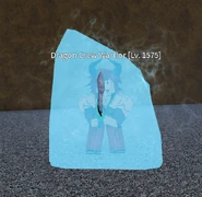 A frozen Dragon Crew Warrior