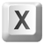 Transparent X button