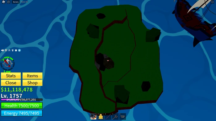 Map:Pirate Starter Island Map, Blox Fruits Wiki