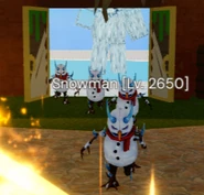 An image of very high leveled Snowmans.