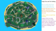 Paths that can help the player find the blue gear on Mirage Islands.