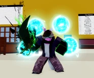 An example of Dark Blade's idle not cancelling out Mink v4's idle.