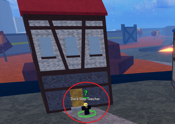 DARK STEP SHOWCASE BLOX FRUITS 