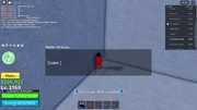 Image of someone talking to Master of Auras while it's gone.