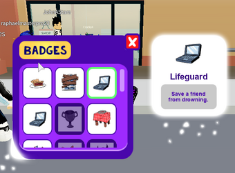 Badges Roblox Break In Wiki Fandom - roblox lifeguard code