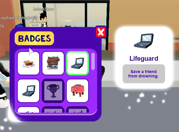 Badges Roblox Break In Wiki Fandom - roblox badges house