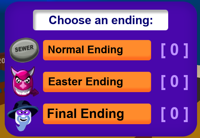 Multiple endings Roblox games