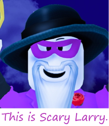 peppermint larry scary face peppermint larry scary face