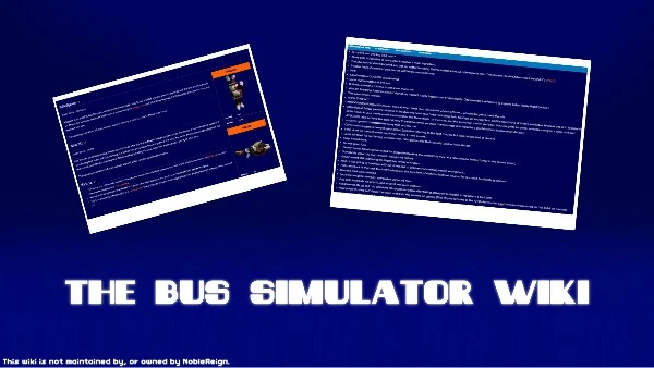 Discuss Everything About Roblox Bus Simulator Wiki | Fandom
