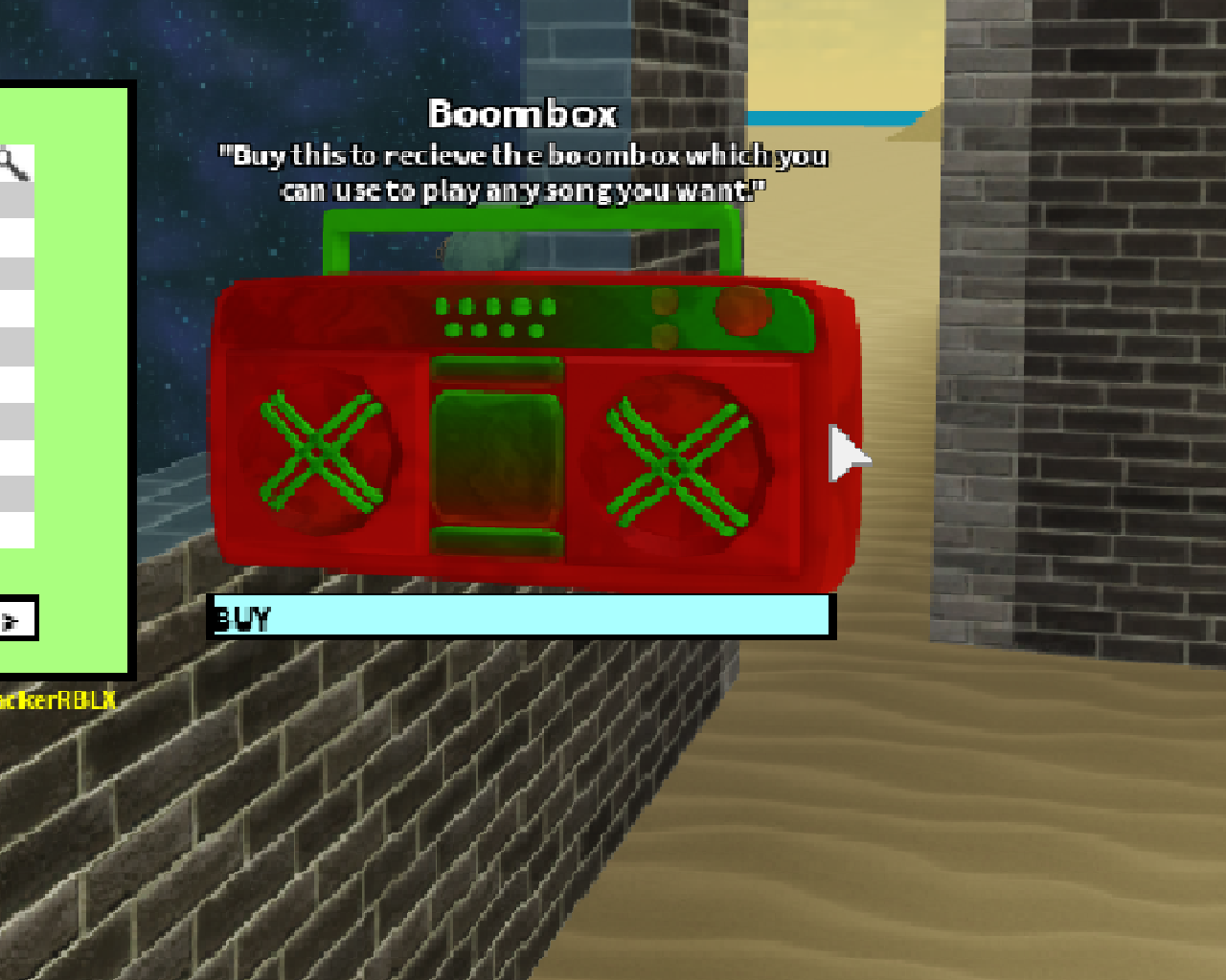 Boombox Roblox Craftwars Wikia Fandom - roblox craftwars preciousgaren mask