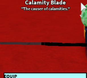 Calamity Blade Roblox Craftwars Wikia Fandom - calamity of makia roblox