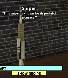 Discord Sniper, ROBLOX Craftwars Wikia