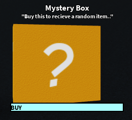 Mystery Box, ROBLOX Craftwars Wikia