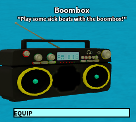 What is the Boombox Roblox item? - Quora