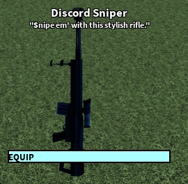 Discord Sniper, ROBLOX Craftwars Wikia