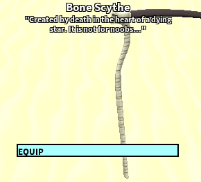 Bone Scythe Roblox Craftwars Wikia Fandom - bone scythe roblox