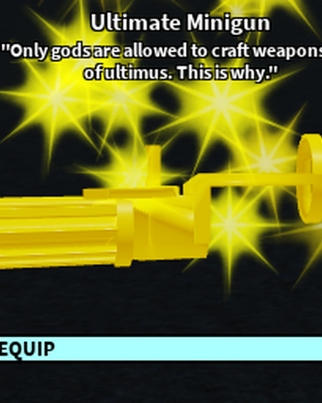 Ultimate Minigun Roblox Craftwars Wikia Fandom - destiny minigun roblox craftwars wikia fandom