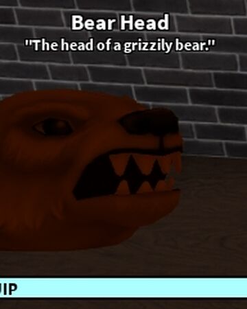 Bear Head Roblox Craftwars Wikia Fandom - roblox bear mine gun