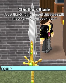 Cthulhu Blade Roblox Craftwars Wikia Fandom - roblox craftwars how to hack the omega death scythe how to