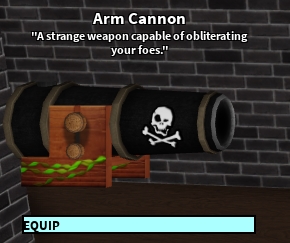 Arm Cannon Roblox Craftwars Wikia Fandom - arm cannon roblox
