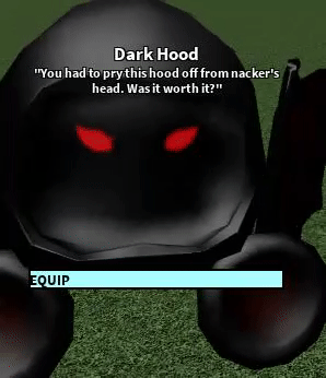 Dark Hood Roblox Craftwars Wikia Fandom - roblox craftwars how to kill cthullu