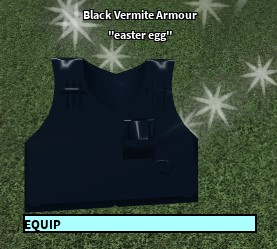 Black Vermite Armour Roblox Craftwars Wikia Fandom - bulletproof vest roblox id