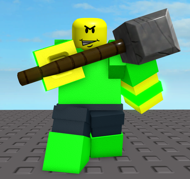 Roblox Noob Fight Render coloring page