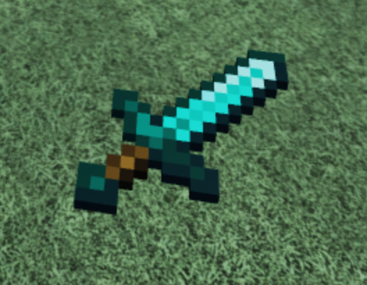 Minecraft Sword - Cube Game Replica