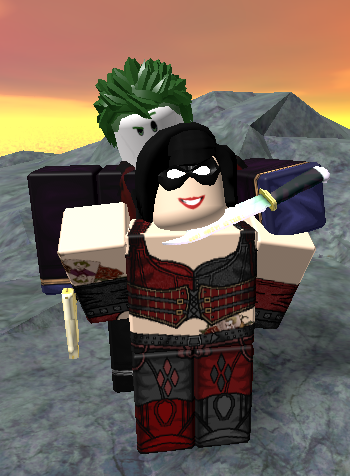 Roblox Harley Quinn que rende gráficos de rede portáteis, harley