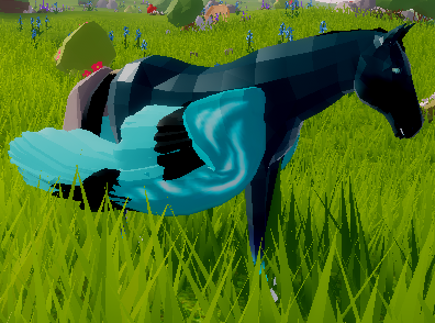 flying on my #pegasus #magichorse #horse #flyinghorse in #roblox