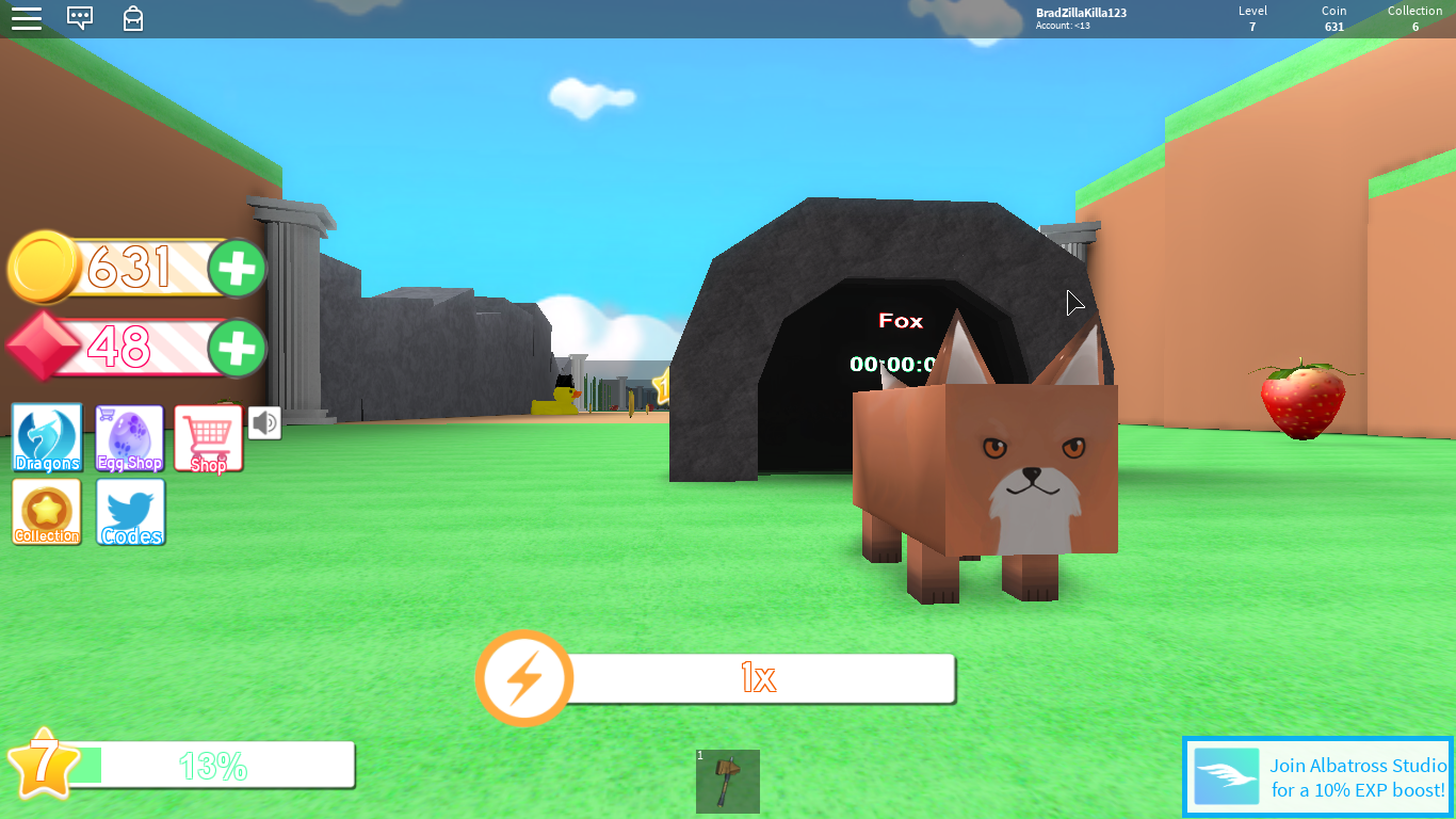 Fox Roblox Dragon Simulator Wiki Fandom - code dragon simulator roblox