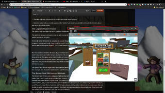 Glitches Roblox Elemental Battlegrounds Wiki Fandom - como se hacker en roblox