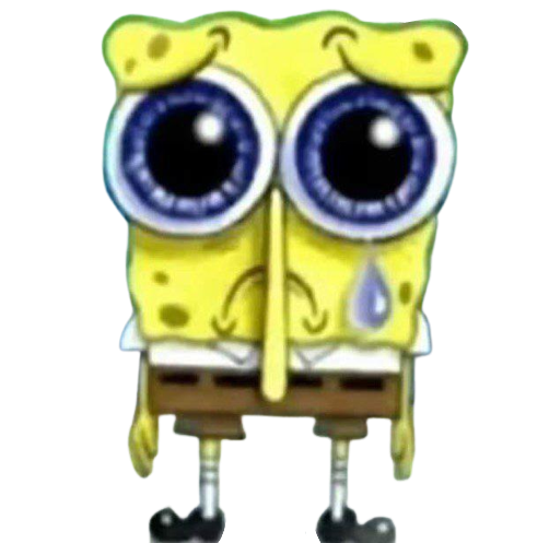 Sad spongebob