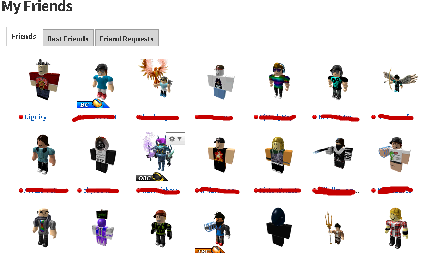 Better Roblox Friendslist