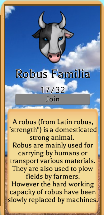 Robus Roblox Farm World Wiki Fandom - how to sell your animals in farm world roblox