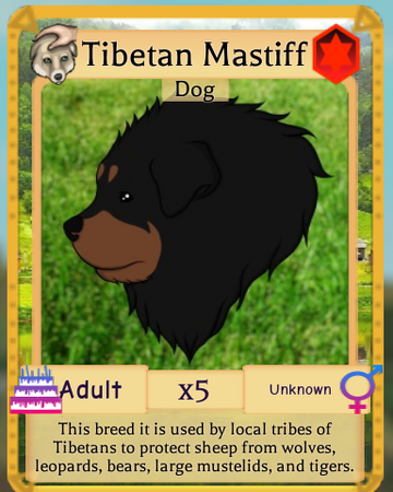 Tibetan Mastiff Roblox Farm World Wiki Fandom - roblox farm world tibetan mastiff